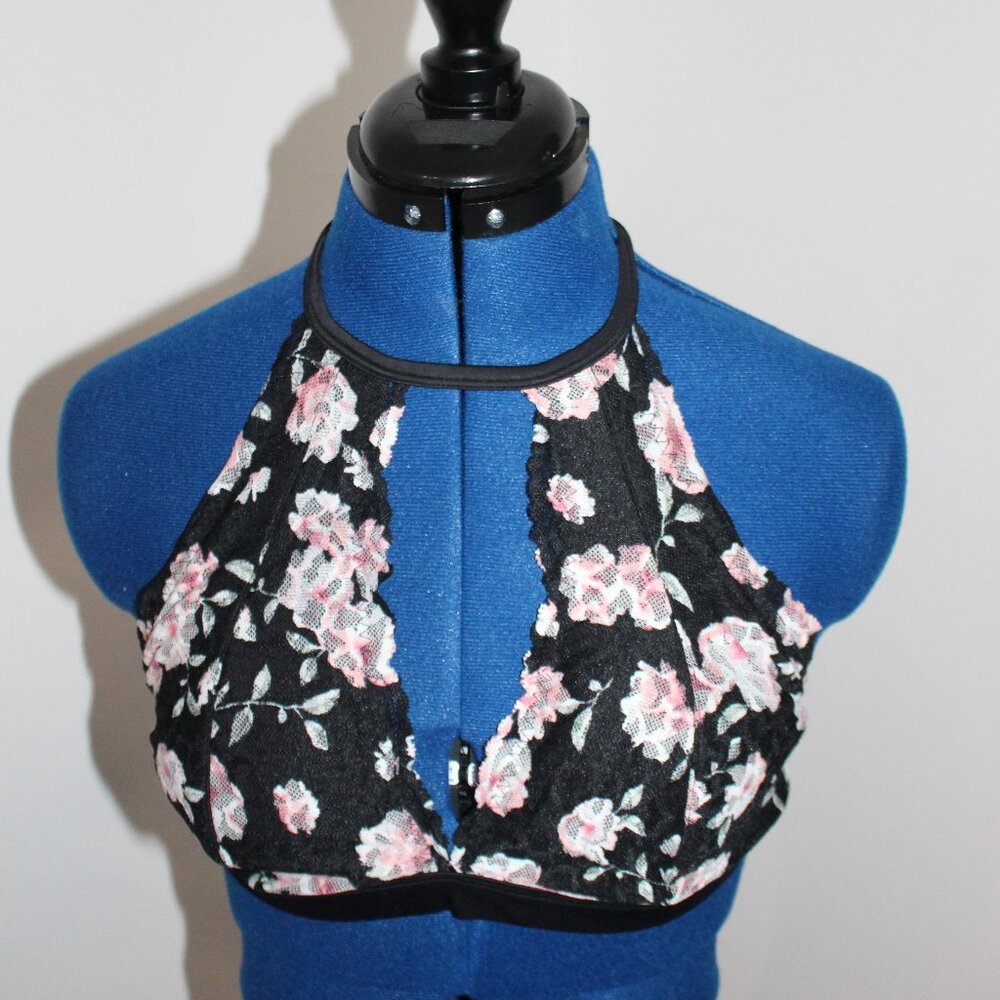 Victoria's Secret Pink lace bralette halter